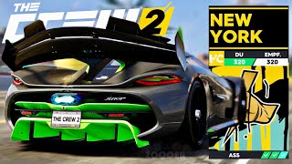 NEW YORK im Koenigsegg JESKO  The Crew 2 [upl. by Skcirdnek]