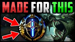 THIS ITEM LETS WARWICK SCALE Most Damage DealtTaken Warwick Beginners Guide S14 League of Legends [upl. by Marmion]