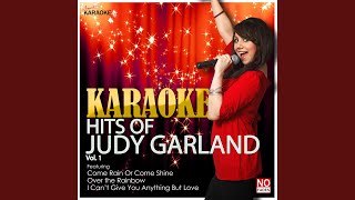 The Trolley Song In the Style of Judy Garland Karaoke Version [upl. by Engel]