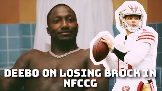 Deebo Samuel describes insane scene when Brock Purdy went down vs Eagles [upl. by Betta]