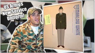 Unboxing the New Army Service Uniform w Marine Uniform Comparison [upl. by Kala]