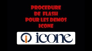 icone vogue icone i3030 icone i2020 procedure de flash [upl. by Lilah]