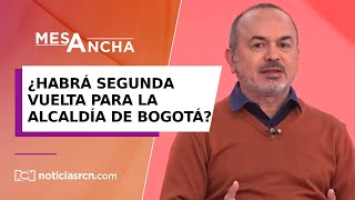 La mesa ancha Intención de voto en Bogotá ha cambiado en favor de un candidato [upl. by Ydolem]