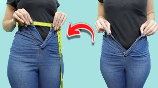 How to upsize jeans in the waist for 10 minutes [upl. by Feetal]