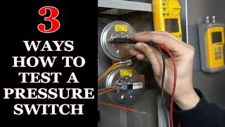 How to Test Pressure Switch on a Furnace [upl. by Hanahs899]