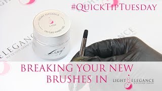 Breaking Your New Brushes In – QuickTipTuesday [upl. by Ostler]