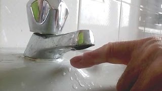 How to temporary fix a leak running down from your taps and onto the floor [upl. by Lathe]