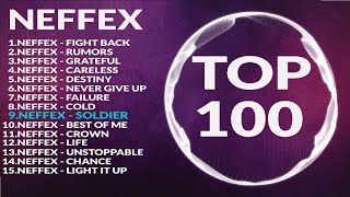 TOP 100 NEFFEX SONGS  Best of NEFFEX [upl. by Desirae]