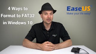 How to Format to FAT32 in Windows 10 [upl. by Obellia]