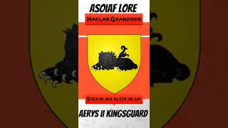 King Aerys II Kingsguard Asoiaf Game of Thrones Lore westeros asoiaf houseofthedragon [upl. by Gabbie659]