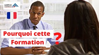 Pourquoi avez vous choisi cette formation  Entretien campus France Comment répondre  El Ibra [upl. by Nyraf454]