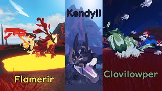 Creatures of sonaria Clovilowper Monthly Mission amp Flamerir Fire Artifact amp Kendyll Remodel [upl. by Austreng]