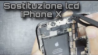 Video tutorialguida in italiano  Sostituzione schermo display Iphone X [upl. by Ame]