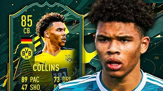 89 PACE 🥵 85 WINTER WILDCARD COLLINS PLAYER REVIEW  FIFA 22 Ultimate Team [upl. by Jahdol]