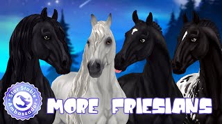 MORE JORVIK FRIESIANS COLOURS NEW BOBCAT RACES amp MEDIEVAL BRIDLES IN STAR STABLE ONLINE UPDATE [upl. by Lotz]