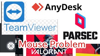 How to play Valorant Remotely Mouse Problem Parsec Moonlight  Anydesk  teamviewer [upl. by Lorant]