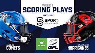 Allgäu Comets  Saarland Hurricanes  Highlights  ERIMA GFL 1 Spieltag  SDTV Football [upl. by Raoul]