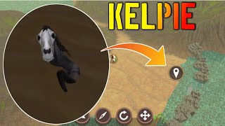 wildcraft finding kelpie horse ☺️ new ghost in wildcraft [upl. by Ydnirb]