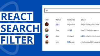 React Search Filter Tutorial Beginner to Advanced [upl. by Artined]