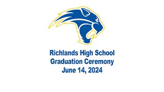 Richlands High School Graduation — June 14 2024 — 900 AM [upl. by Dorrej925]