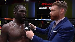 Jared Cannonier Octagon Interview  UFC Vegas 66 [upl. by Brianne]