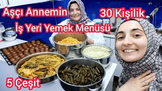 Aşçı Annemin Tatlısından Sarmasına 30 Kişilik 5 Çeşit Menü  Peynir Tatlısı  Lahana  Yaprak Sarma [upl. by Yahiya]