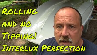 Priming amp Rolling NOT Tipping Topside Paint on Hull   Boston Whaler 13 Restoration  Part 14 [upl. by Enamrahc]