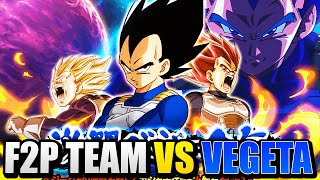 Legendary Vegeta Event Beaten by a F2P Team [upl. by Ashil734]