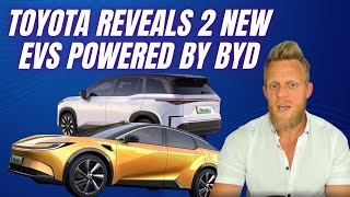 Toyota reveals 2 new electric cars made by BYD the Toyota bZ3C amp the bZ3X [upl. by Hesper]