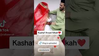 Kashaf Ansari Nikah❤ kashafansari LareibShahid [upl. by Ailekahs241]