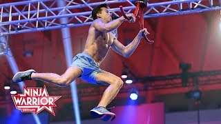 Von wegen schweizer Gemütlichkeit  Bestzeit für Joel Mattli  Ninja Warrior Germany 2019 [upl. by Feenah]