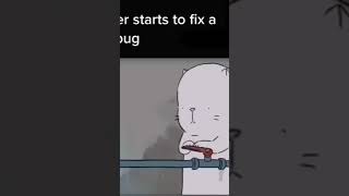 When coder start to fix a big foryou funny programming codingmemes memes [upl. by Nicoli475]