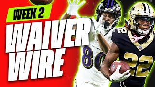 TOP 20 Waiver Wire Targets for Week 2  2024 Fantasy Football Advice [upl. by Deer]