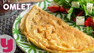 Kahvaltılık Mükemmel Kıvamlı Omlet Tarifi  Kahvaltı Tarifleri  Yemekcom [upl. by Aniwde]