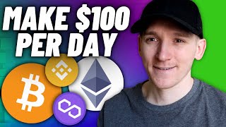 Simple Method 100 a Day Trading Cryptocurrency As a Beginner [upl. by Euqnomod]