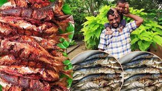 How to Clean Indian Mackerel Fish ◘ Kanagathe Meen ◘ Kanagurta ◘ இந்திய கானாங்கெளுத்தி மீன் [upl. by Yelah]