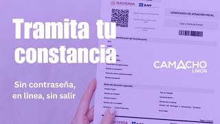 Como sacar mi constancia de situación fiscal sin contraseña por primera vez en SAT ID desde celular [upl. by Nhguavad]