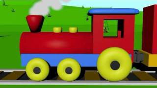 Learn colors with the color train for kids [upl. by Gary]