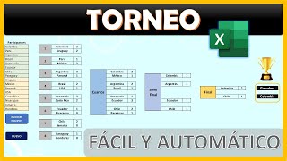 Torneo en Excel  Fácil y Automático [upl. by Evilc]