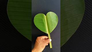 🇮🇳 Indian Flag On Banana Leaf 🇮🇳  ❤️ Tiranga Painting shorts trending youtubeshorts [upl. by Thorsten]