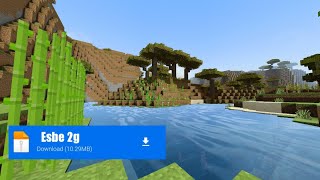 ESBE 2G Shaders  Best Shader For Minecraft Bedrock  Mcpe 117 For Low End Devices [upl. by Gavette]