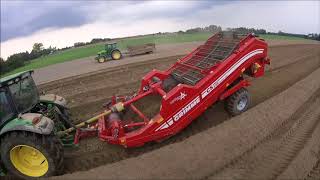 Wykopki  kamieni 2018  Grimme CS 150  John Deere  XCMG [upl. by Xantha692]