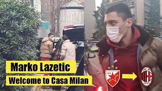 Marko Lazetic Has Arrived Casa Milan  Welcome to AC Milan 🔴⚫ [upl. by Lorilyn]