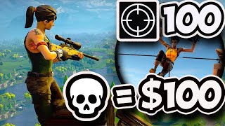 Kid Wins 100 For Every Kill In Fortnite [upl. by Pattani101]