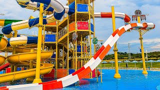 Fast Kids TURBO Waterslide at Aquapark Neptun [upl. by Lillis]