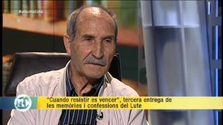 TV3  Els Matins  quotEl Lutequot presenta quotCuando resistir es vencerquot [upl. by Aened]