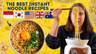 5 NEW INSTANT NOODLE Dishes to Try 🍜 [upl. by Kolivas]