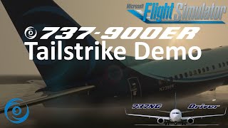 PMDG 737900ER Tailstrike on Takeoff  Full Flight  Real 737 Pilot [upl. by Eimiaj]