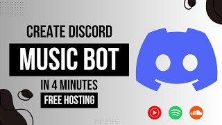 How to create discord music bot under 4 minutes  Free Hosting  LavaLink  Full Guide [upl. by Desirea]