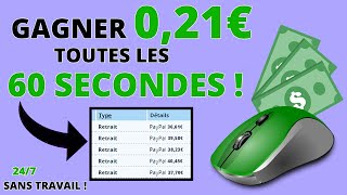 Gagner 021€ toutes les 60 Secondes Nouvelle Méthode   Gagner Argent Paypal Pour les Débutants [upl. by Sivel]